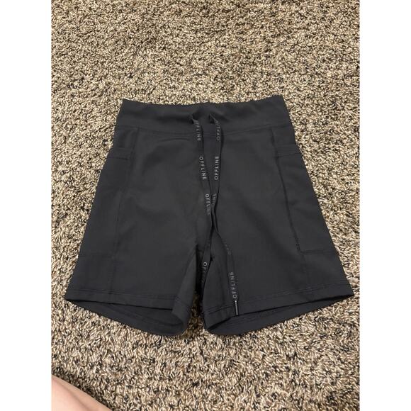 aerie Bike Shorts with Drawstring and Pockets size XS - Picture 1 of 5